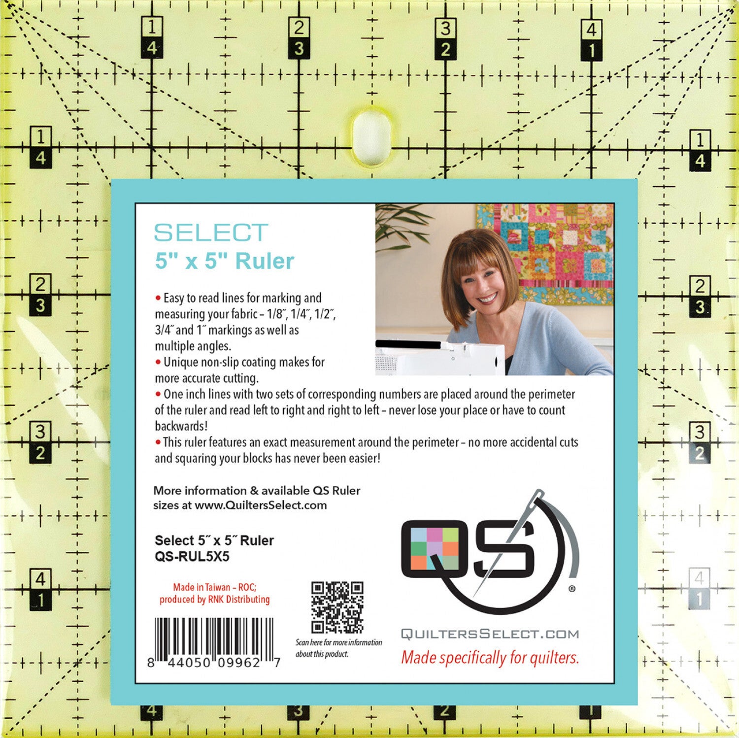Quilter's Select Quilting Ruler - Select 5 Quilter's Select Quilting Ruler - Select 5